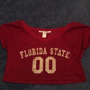 FSU jersey crop top